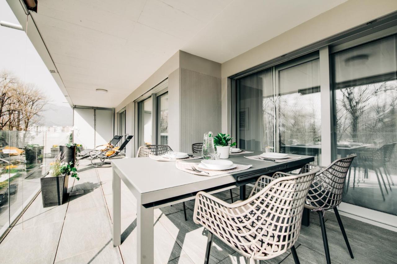 Linda Terrace By Quokka 360 - Modern One-Bedroom Flat With Sun Terrace لوكارنو المظهر الخارجي الصورة